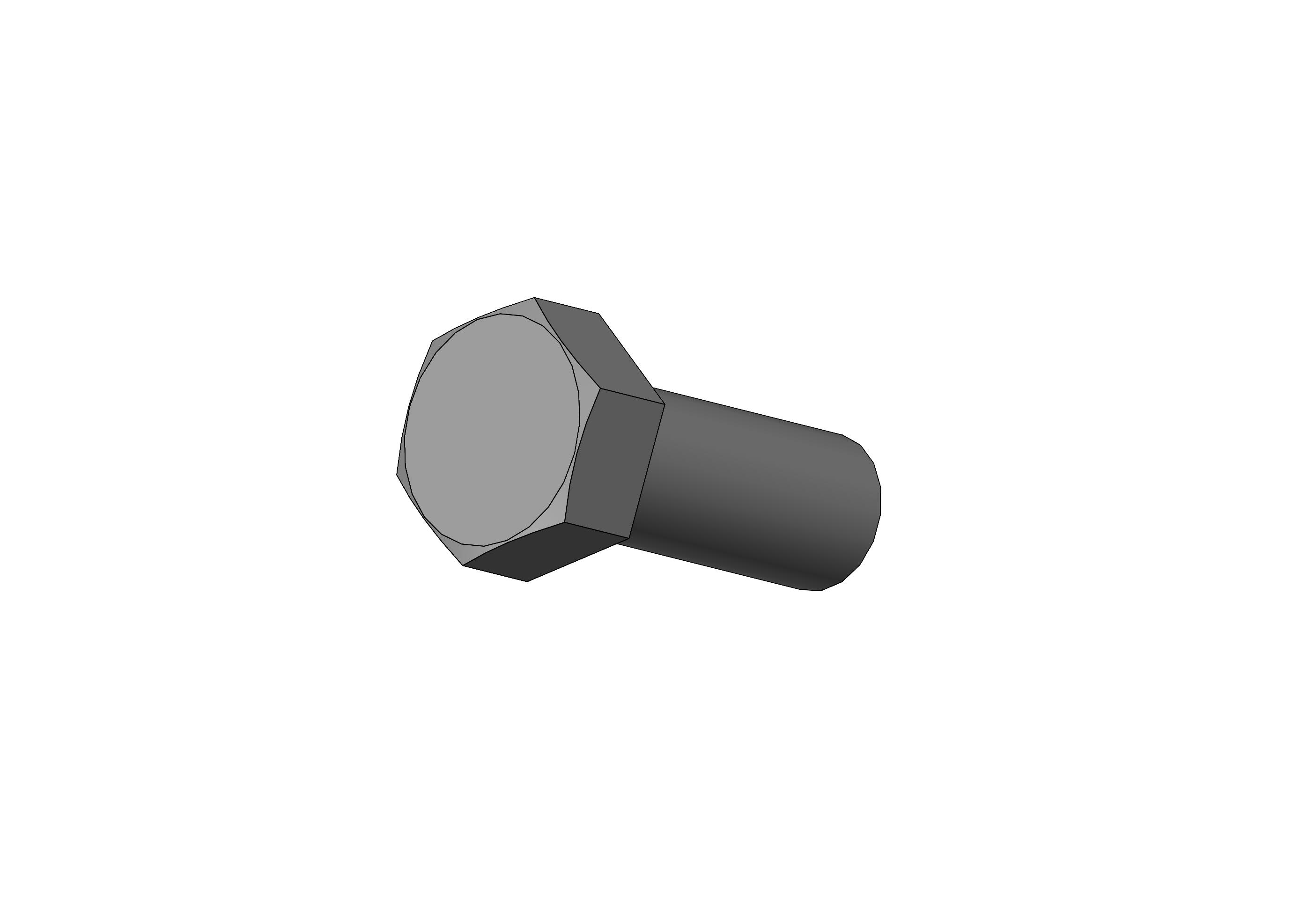 Schraube 12x30 12.9