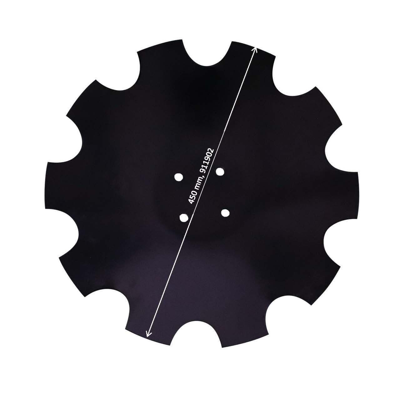 GEZAHNTE SCHEIBE D=450X4MM