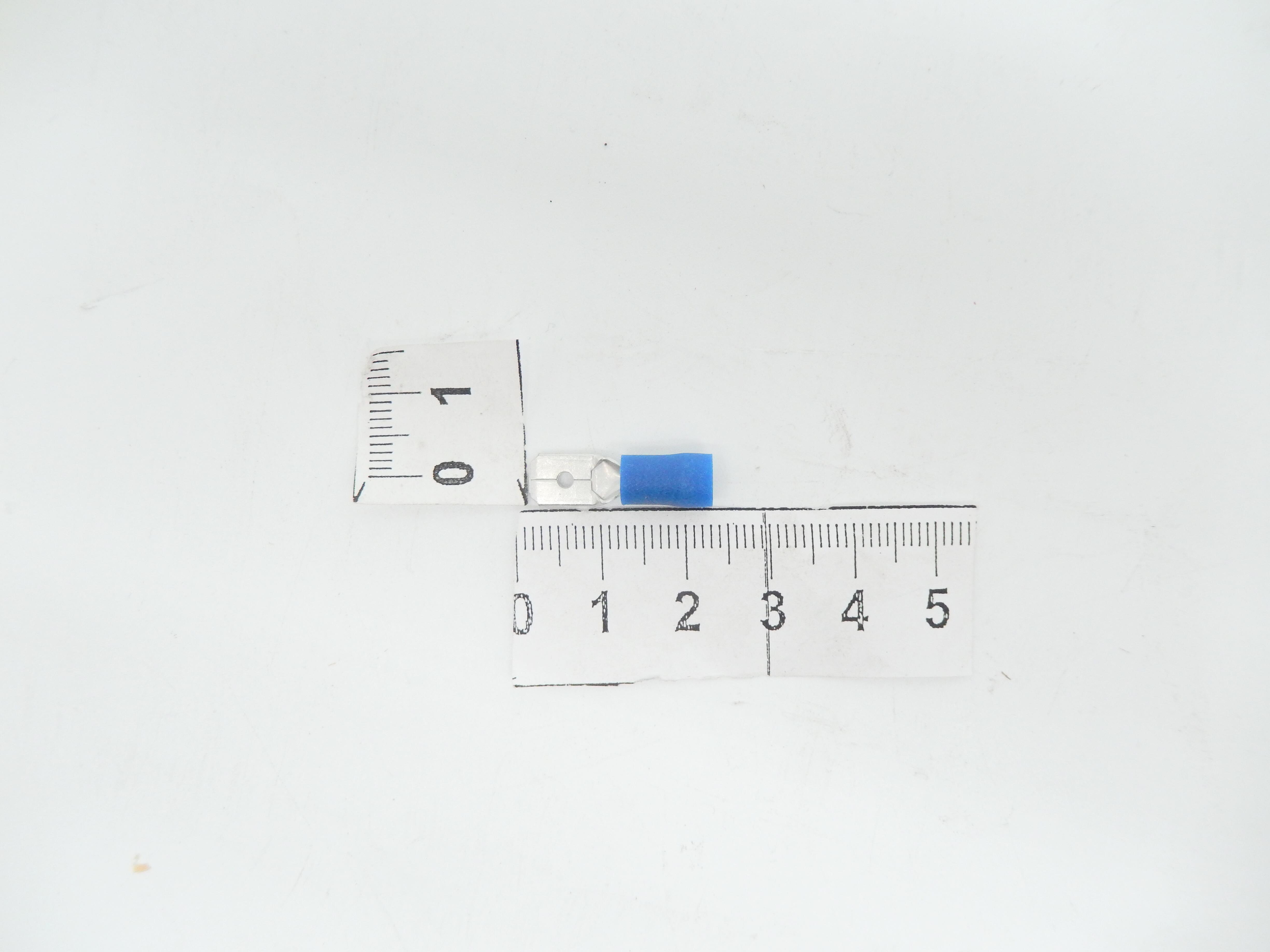 FLACHSTECKER BLAU 6,3mm 1,5-2,5mm² VE100