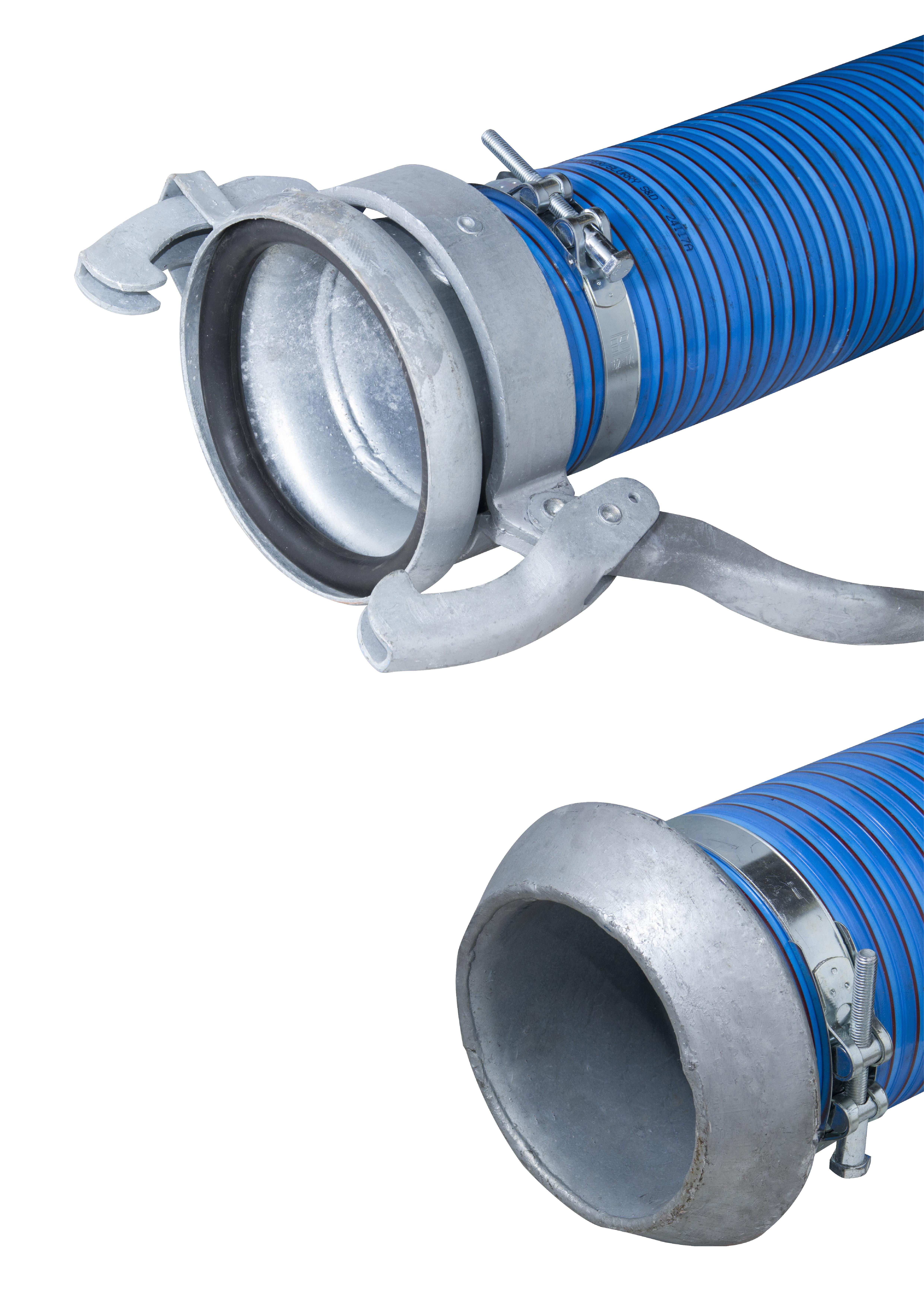 KUPPLUNGSCHLAUCH BL/R 6" 5MTR, M+V-TEIL