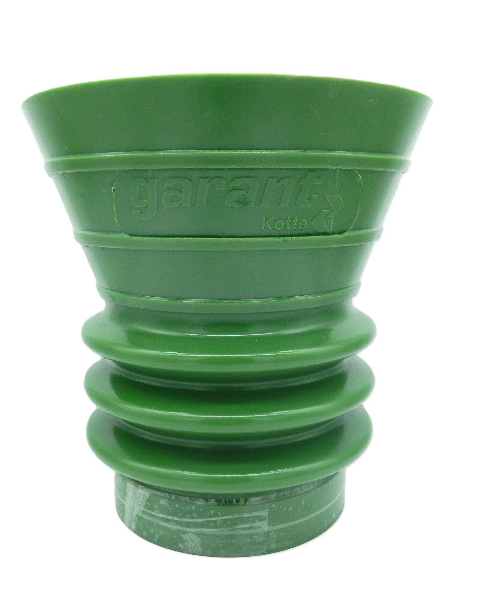 ANDOCKTRICHTER 8"GRUEN"GARANT o.Schelle