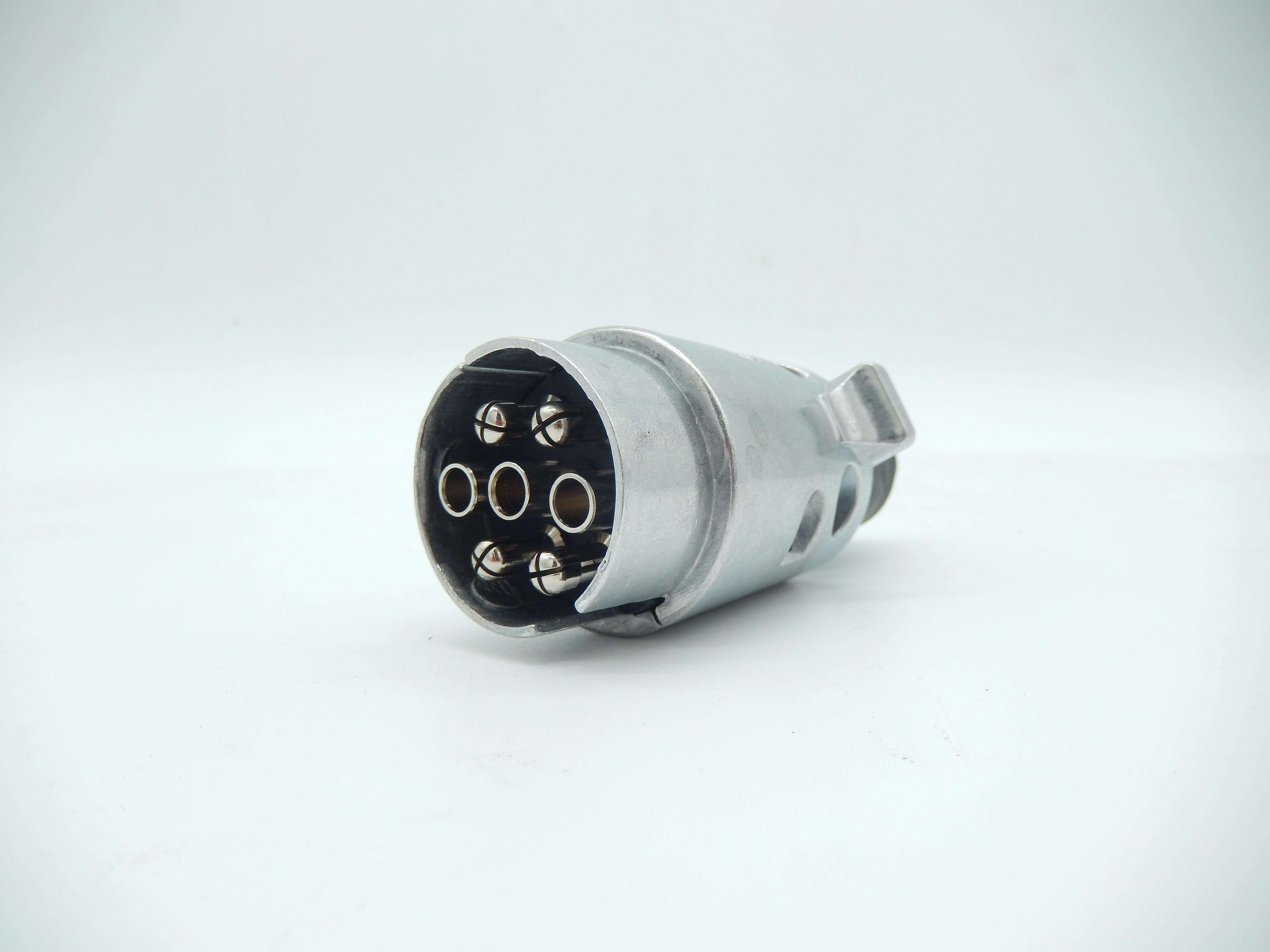 STECKER 12V 7POLIG ALU Schraubanschluss STECKER 12V 7POLIG ALU Schraubanschluss