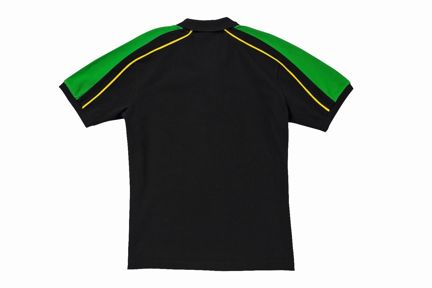 POLOSHIRT XL JD SCHWARZ GRUENE SCHULTER