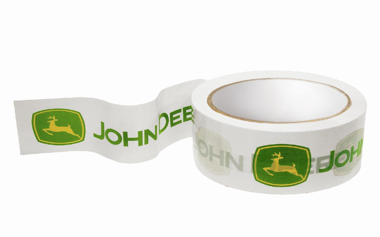 Weißes Band mit zweifarbigem John Deere